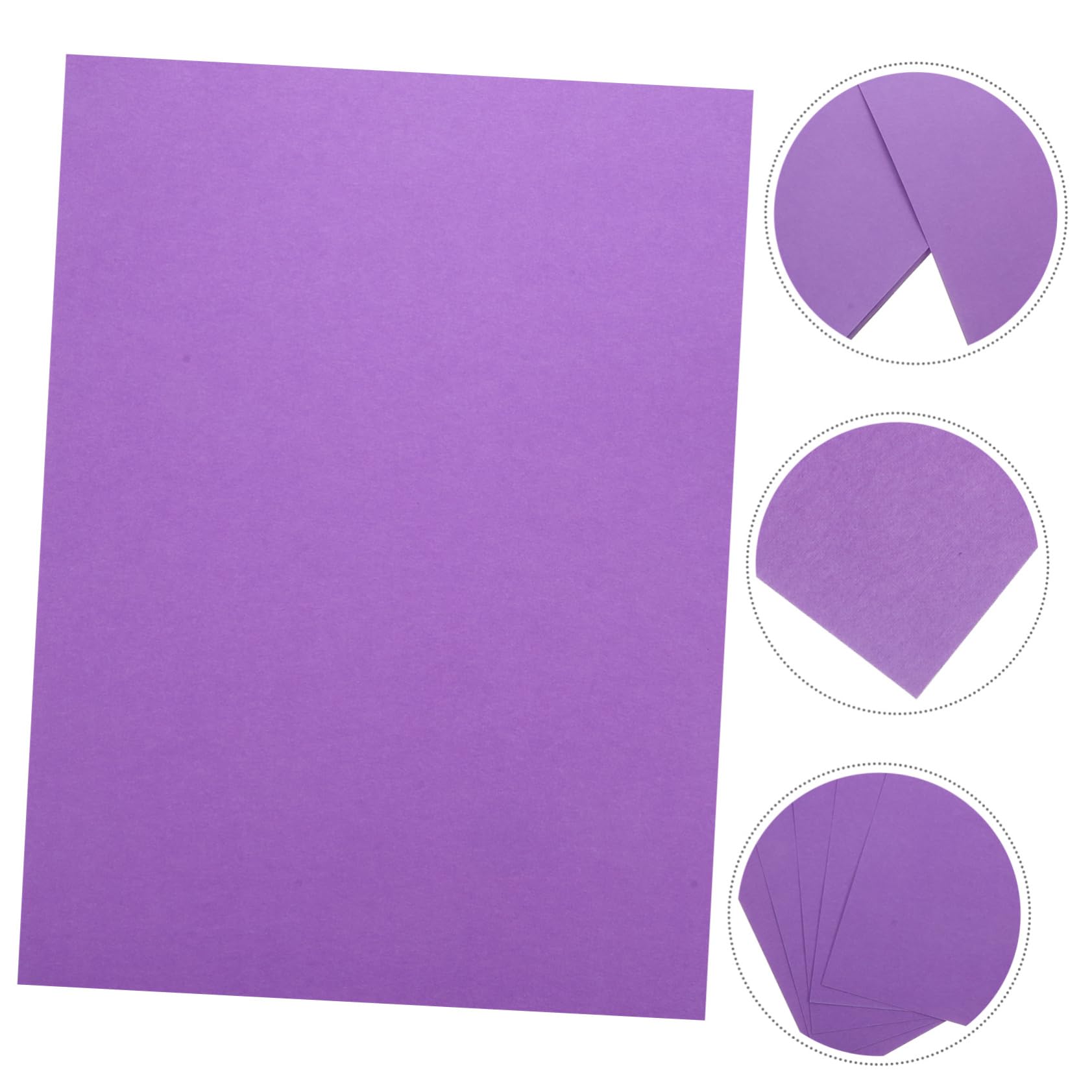 Tofficu Carta Colorata Porpora A3 per Lavoretti Creativi, 50 Fogli di Carta Cardstock Spessa Multiuso, per Scuola e Fai da Te