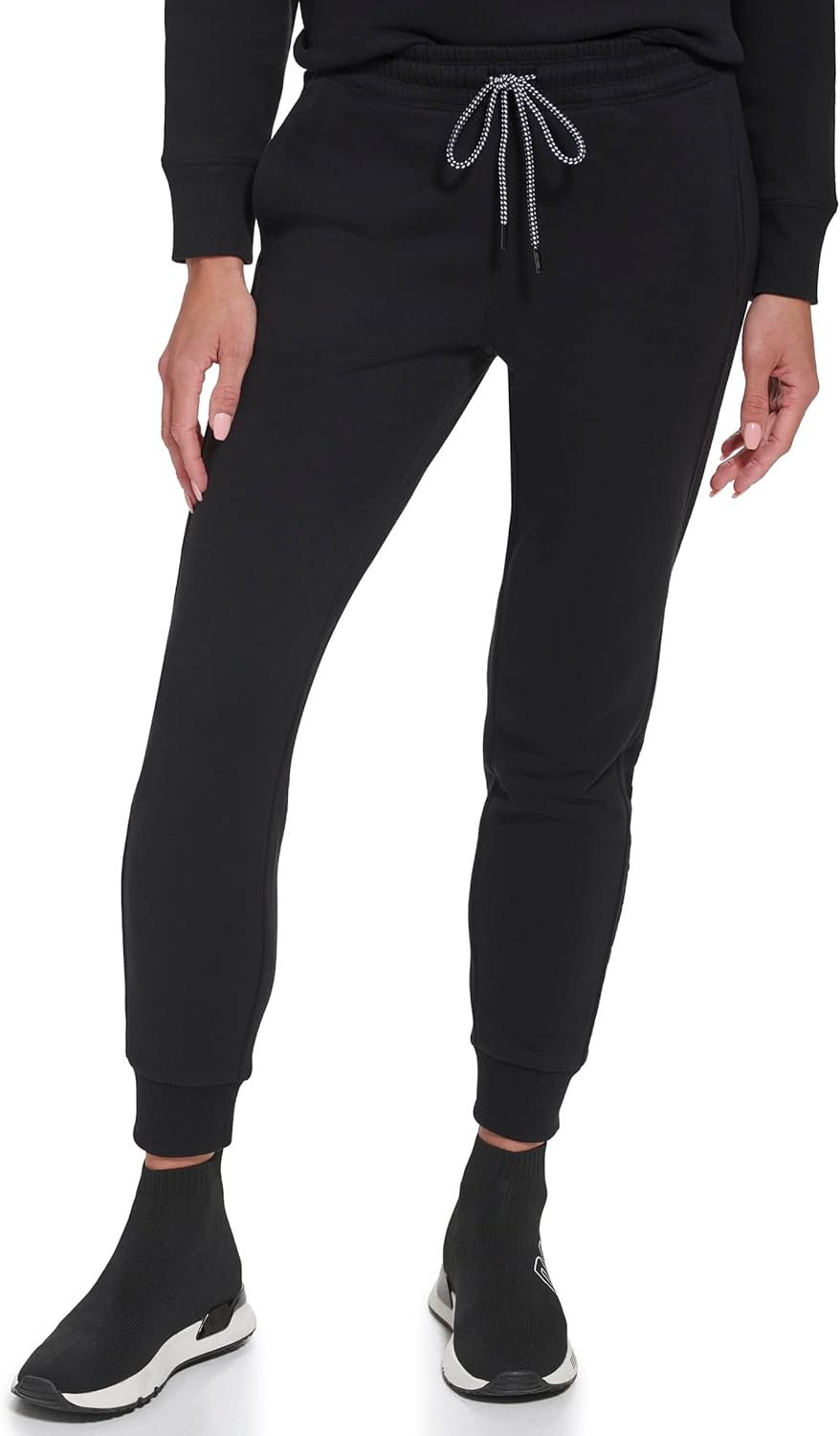 DKNY Womens Sport Fleece Jogger Sweatpant with Pockets - Image 5