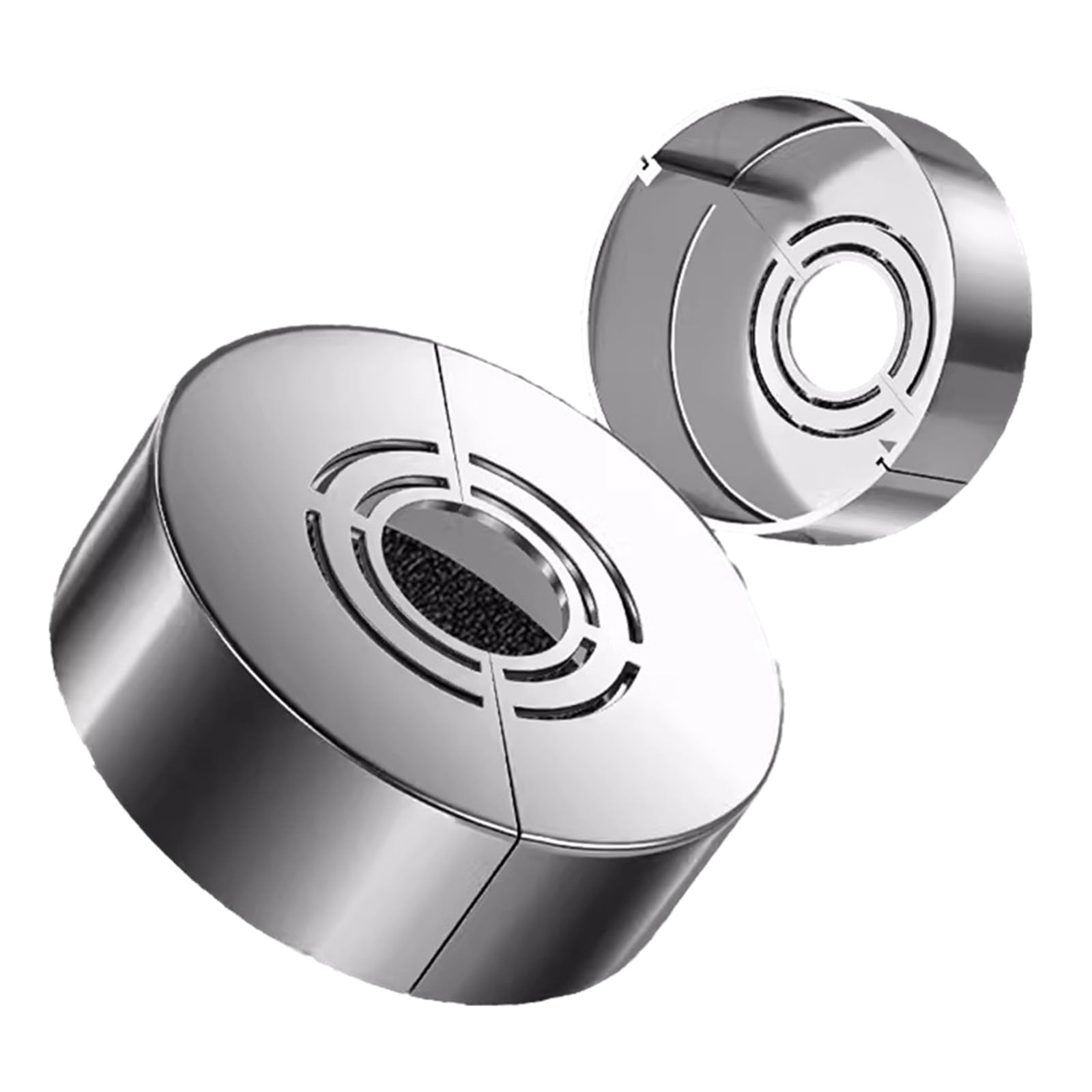 Armatura prysznicowa, rozety, 2 sztuki, 3 rozmiary, podzielona na 1 rozetę pokrywającą Ø 21 mm / 26 mm / 33 mm, pokrywa rury, rozeta śrubowa do armatury prysznicowej (60 x 20)