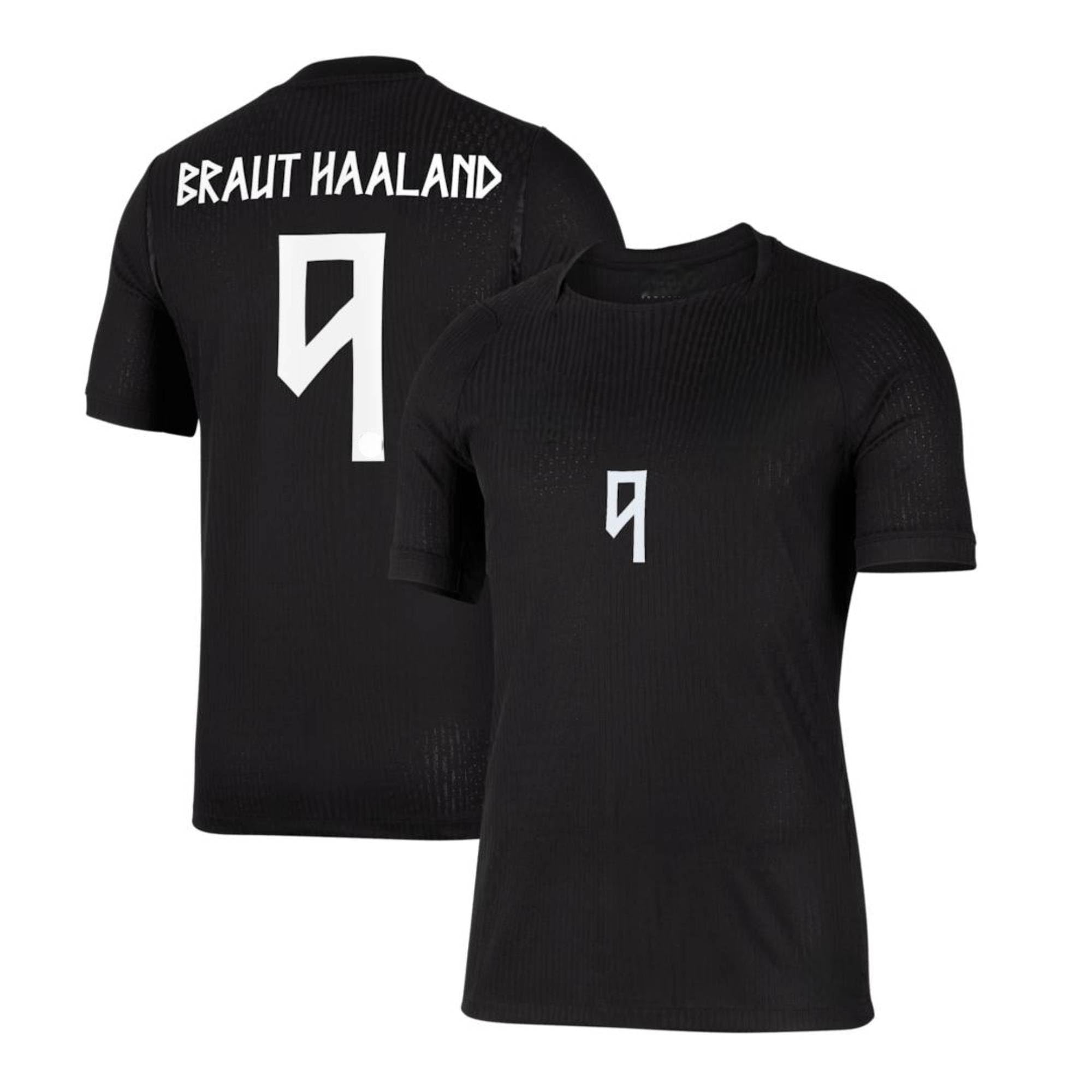Haaland Football Jersey New Black Away 2026 (Men,Kids&Boys)-picture-16