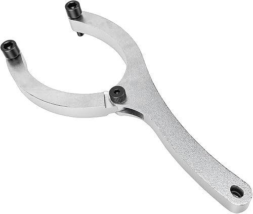 LICAEVEY Hydraulic Cylinder Spanner Wrench Set Heavy Duty 11in for 0.85-9in Nuts with Pins Gloves Towel