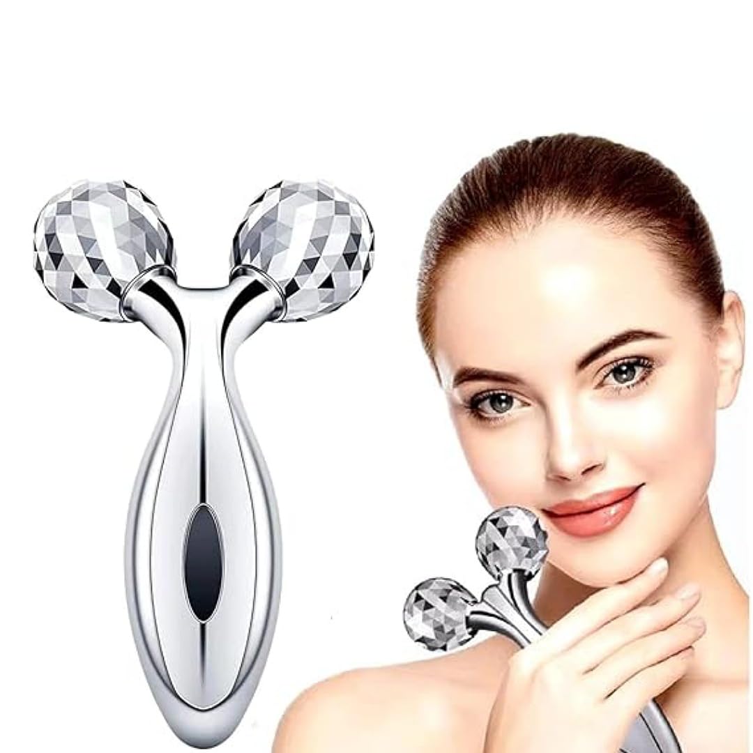 SKINROTH 3D Massager Roller 360 Rotate Face Full Body Shape Skin Lifting Wrinkle Remover Facial Massager
