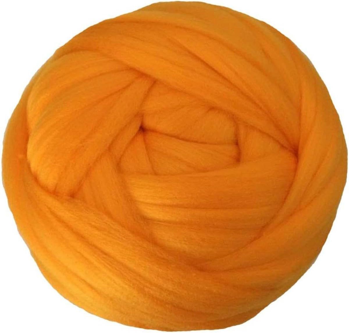 Ovillo de lana supergruesa de 1000 g y 2,2 lb, para tejer a mano o con los brazos, para mantas, para decorar paredes del hogar, color naranja