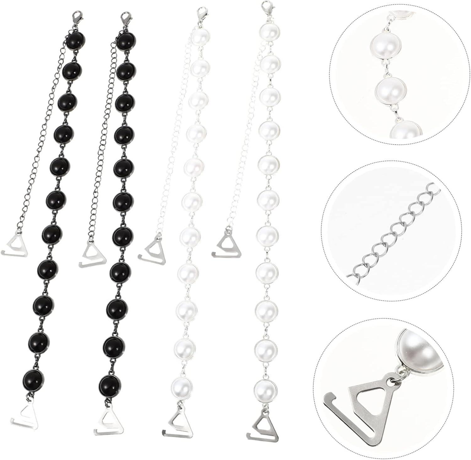 6pairs Adjustable Straps for Women Non- Replacement Straps Elegant Decorative Design for Weddings and Special Occasions Compatible