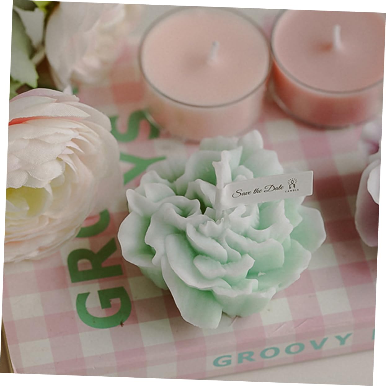 PRETYZOOM 16stücke Duftkerzen Blumenform Scented Candle Für Muttertag Hochzeiten Und Partys Aromatische Kunstkerzen Für Romantische Dekoration