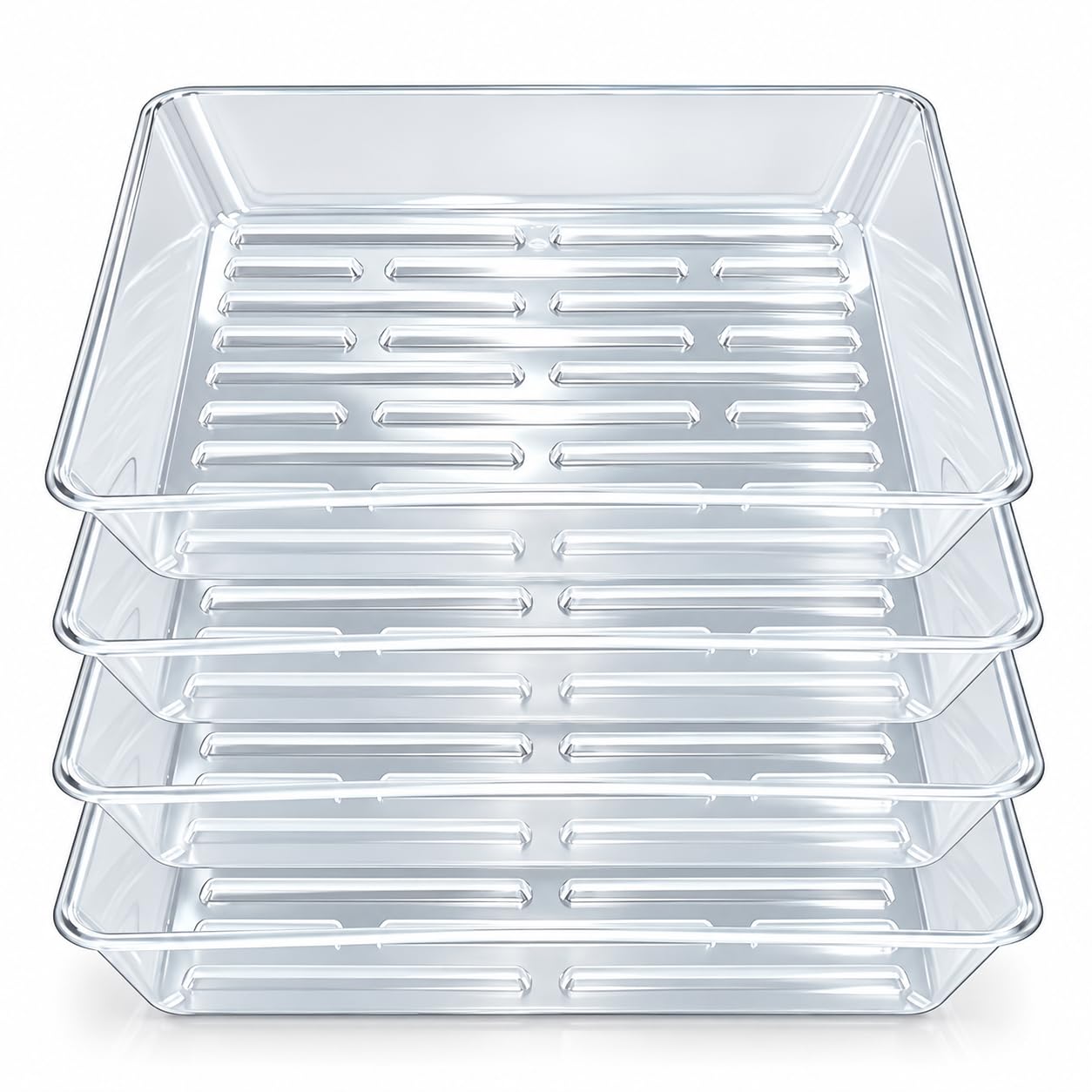 Plant Saucers - 6 Pack 10 Inch Drainage Trays -17 Plant Saucers - 6 Pack 10 Inch Drainage Trays -17