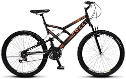 Colli Bike, Bicicleta GPS 148 Dupla Suspensão e Freios V-Brake, Aro 26 Aero, 36 Raias, 21 Marchas
