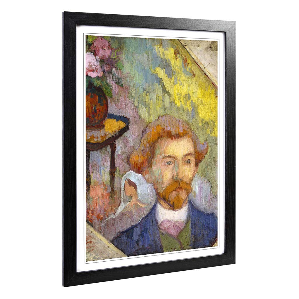 Big Box Art Framed Print of Claude Schuffenecker Emile Bernard Design | Wall Art Picture | Home Decor for Kitchen, Living Room, Bedroom, Hallway, Black, A2 / 24.5x18 Inch / 62x45cm