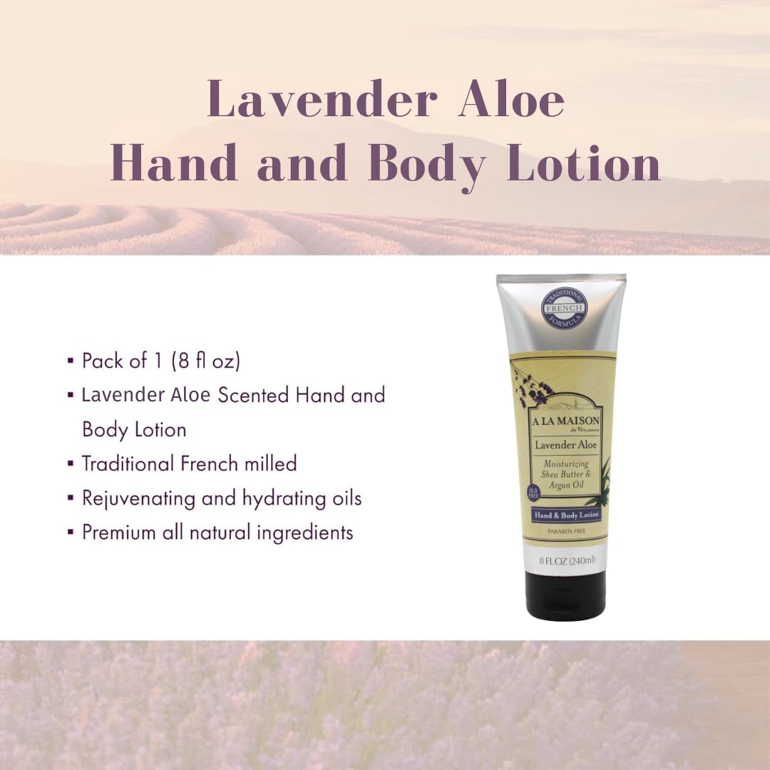 A LA MAISON Lavender Aloe Body Lotion, 8 FZ thumbnail 2