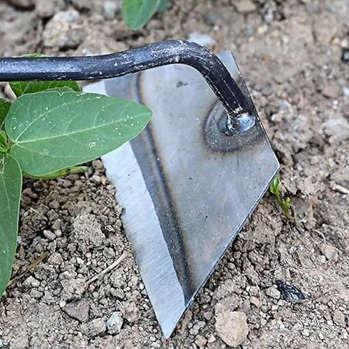 Azadón de jardín pequeño y resistente para deshierbe miniatura 6