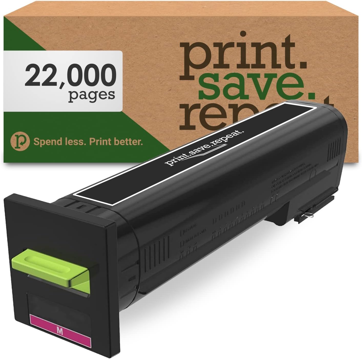 Print.Save.Repeat. Lexmark 72K1XY0 Yellow Extra High Yield Remanufactured Toner Cartridge for CS820 [22,000 Pages]