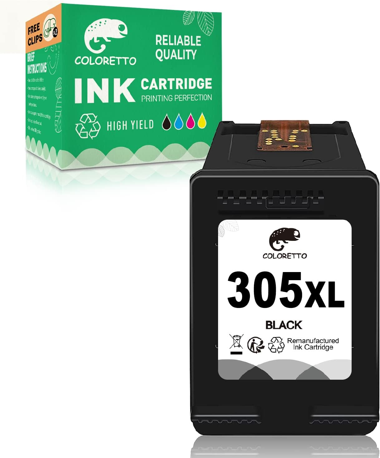COLORETTO 305 XL Recycled Ink Cartriges Replacement for