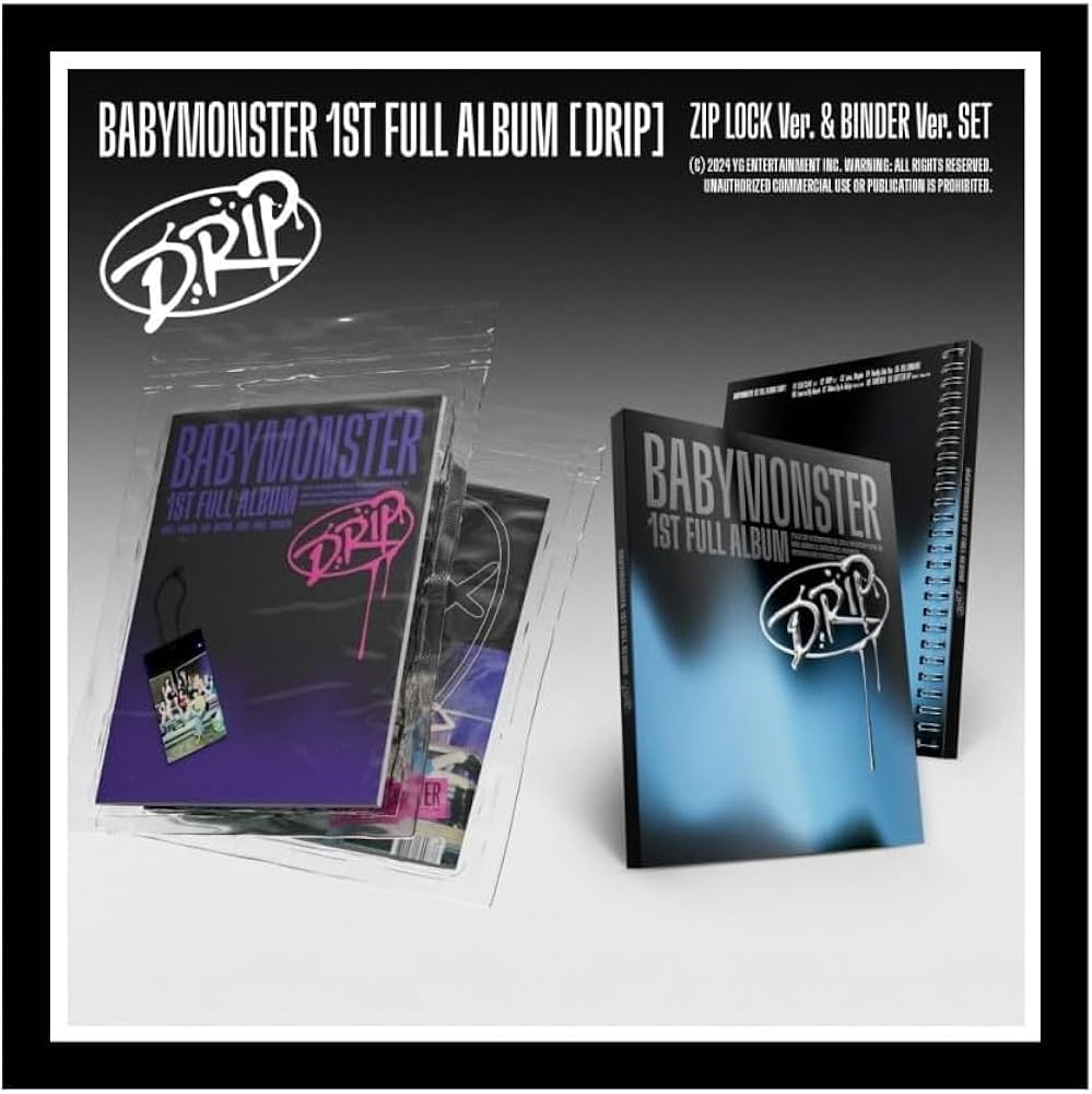 K-POP・アジア BABYMONSTER 1ST FULL ALBUM DRIP Buy BABYMONSTER - DRIP 1st Full Album (BINDER ver.) + Extra