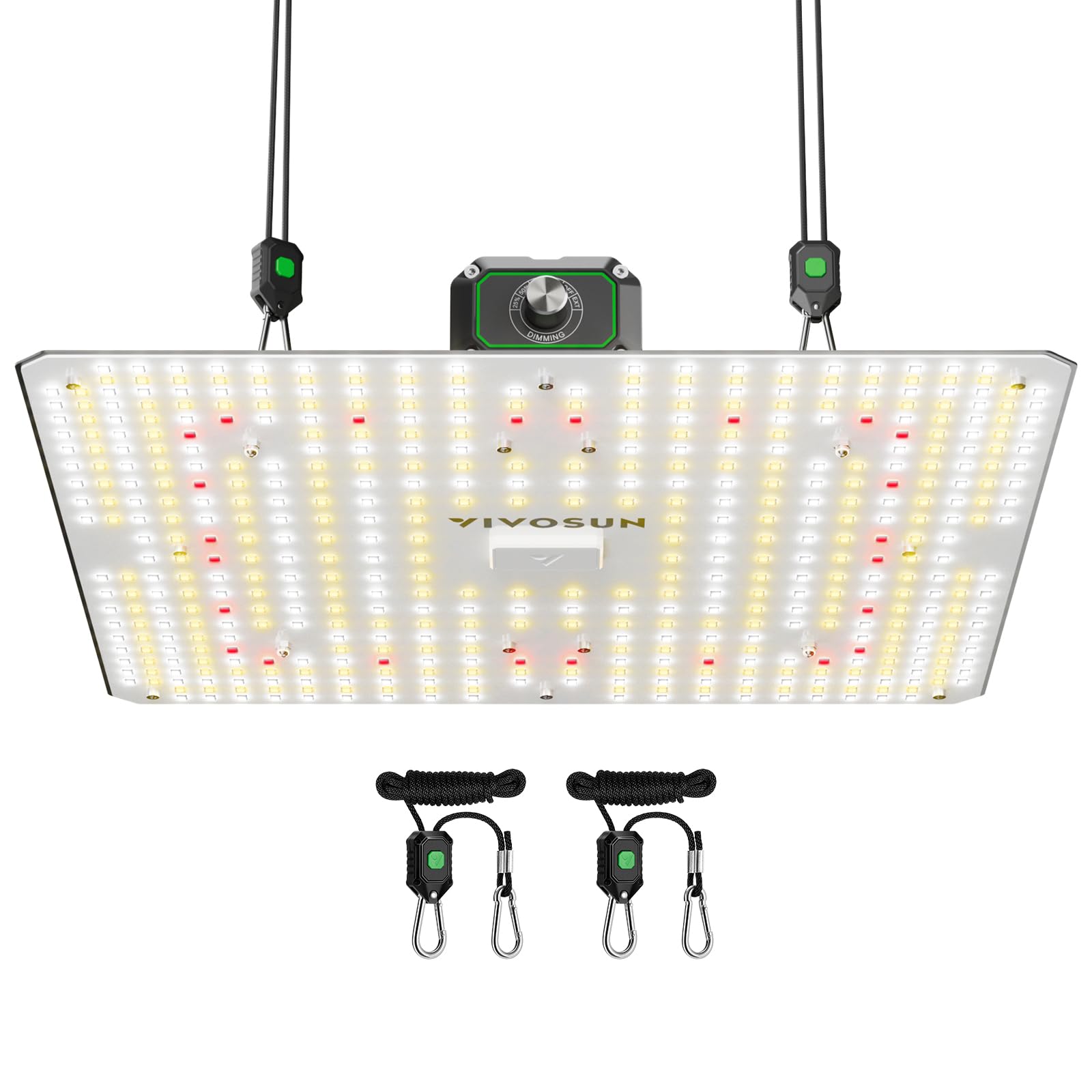 Vivosun Vs1500 Led Grow Light With Full Spectrum Diodes & Daisy Chain Driver Dimmable Lights Sunlike For Indoor Plants Seedling Veg And Bloom Plant Lamps 3X3 Tent