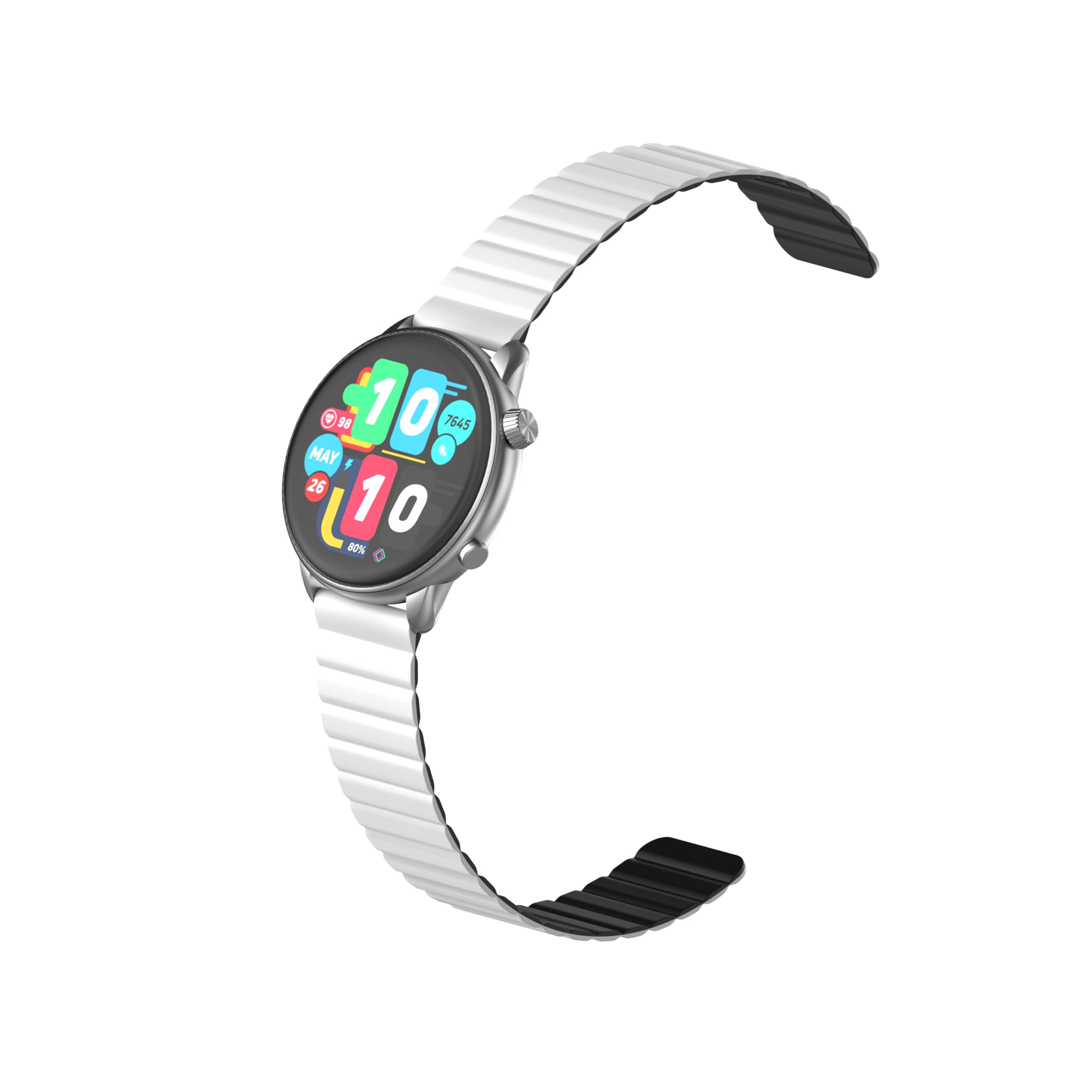 IMIKI FRAME ST1- Smartwatch uomo donna - Display AMOLED 1.78, Connettività Bluetooth, Autonomia 15 gg, Misura ossigeno nel sangue e Frequenza cardiaca, 100+ modalità fitness, Android e iOS, Black