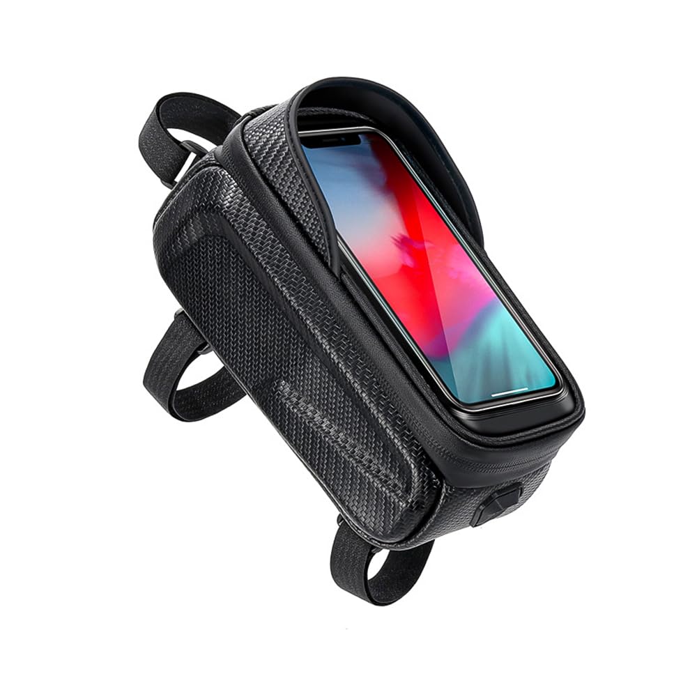 Bike Frame Bag for Trek Checkpoint ALR5 2022 – Phone Holder for Bike, Bike Phone Mount, Bicycle Accessories, Rain-Resistant Storage for Road Bikes & Biking Gear