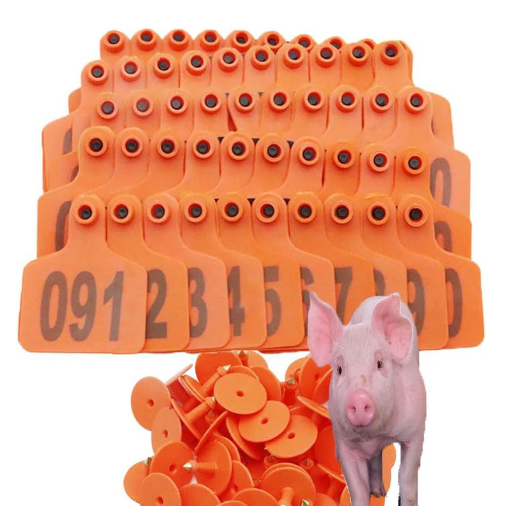 Marchi auricolari for l'identificazione degli animali in PE