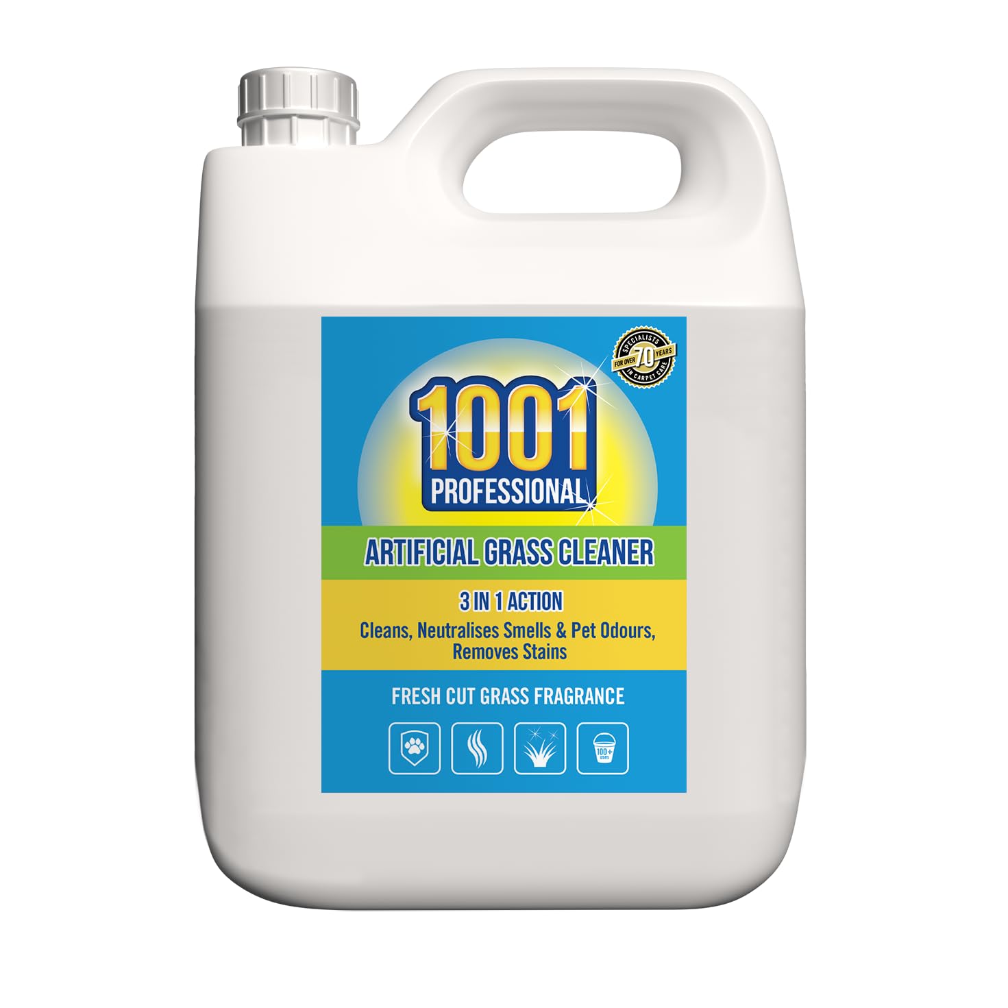 1001 Professional Artificial Grass Cleaner 5L – No Need to Wash Off