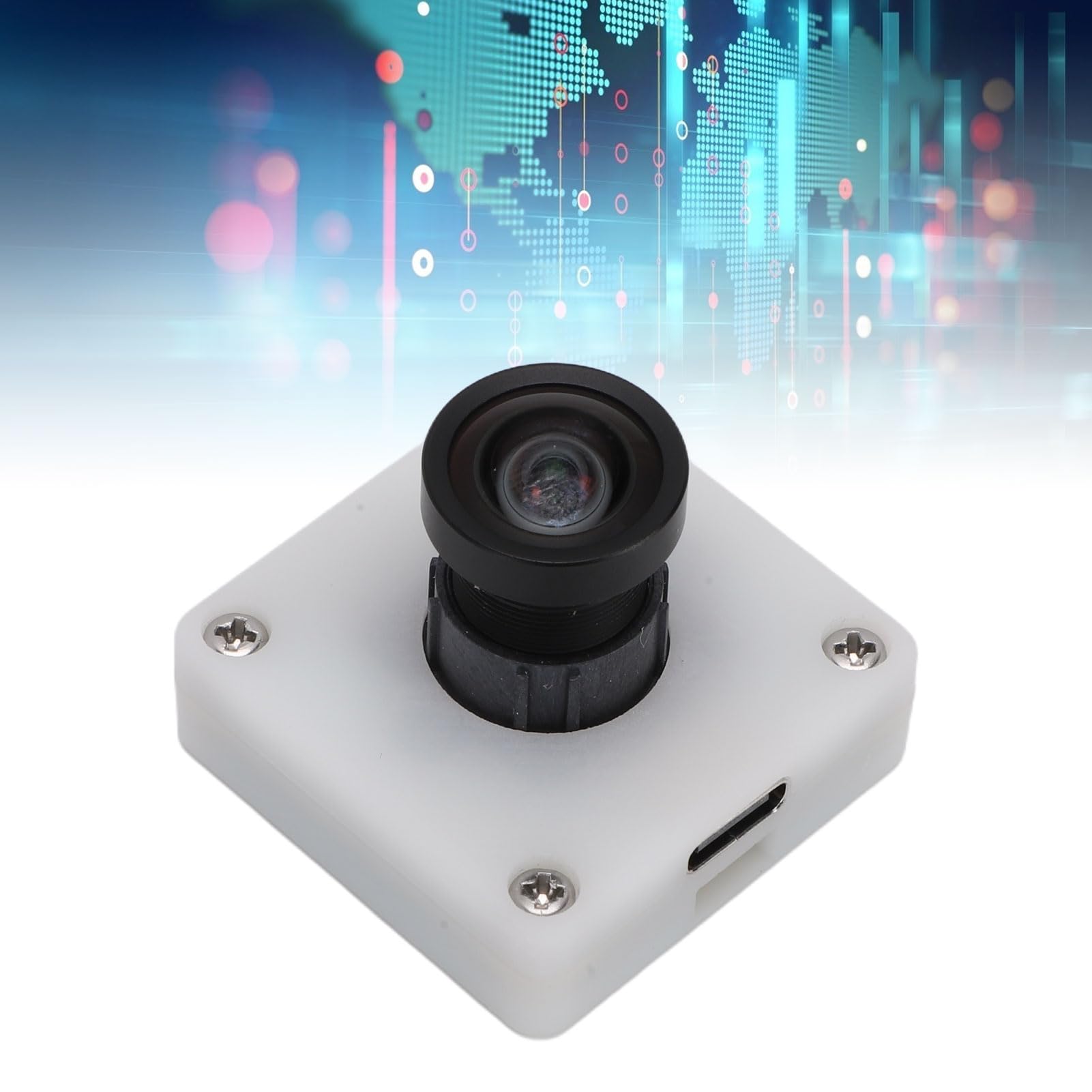 Jectse Módulo de Cámara USB 2.0, Sensor IMX577 de 12 MP, Lente sin Distorsión FOV de 113°, Compatible con Resolución 3840x3024, con Cable USB Tipo C, para Dispositivo Inteligente de PC