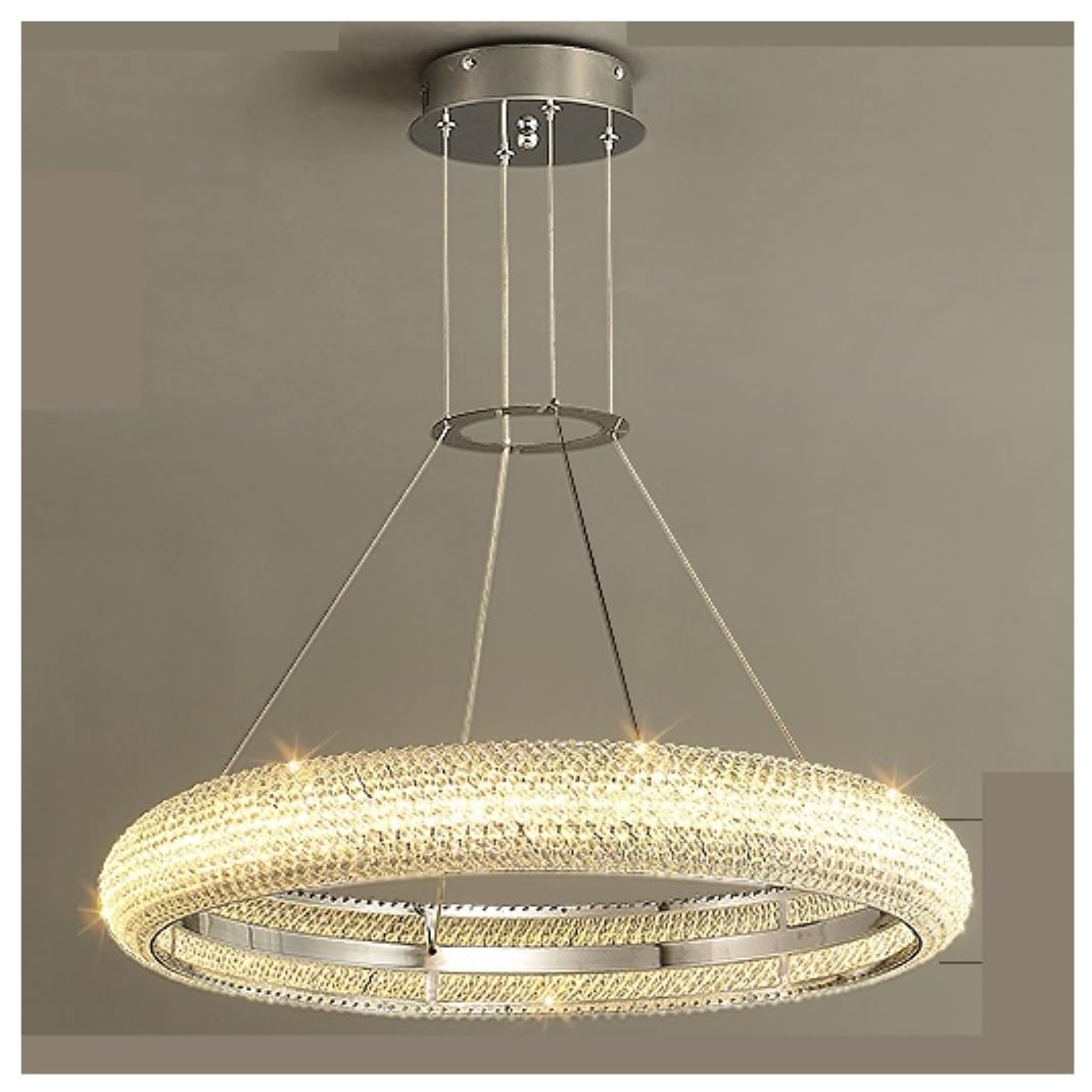 Kitchen Lights Ceiling,Chandelier Modern Chandelier Ceiling Light Crystal Chandeliers Hanging Lamp Lights For Dining Room Living for Villa(80cm)