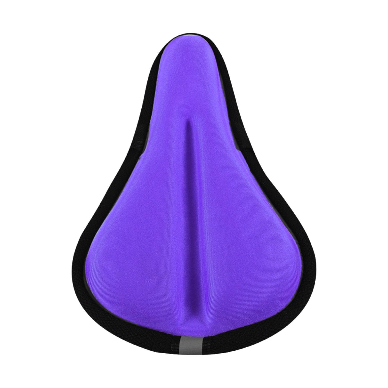 Yiju Kids Bike Seat Cushion Cover 5.9x8.6inch High Density Memory Foam Anti Slip Accessory with Reflective Strip Ergonomic Design