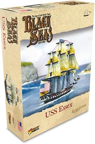 Warlord Black Seas The Age of Sail USS Essex para Black Seas Table Top Ship Combat Battle War Game 792414002