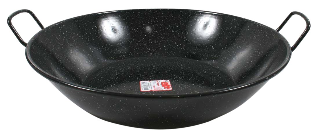 Esmaltaciones la Estrella - Padella Rotonda bordata, 45 cm, 12,2 l