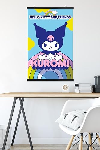 Vista 9 de Trends International Hello Kitty and Friends - Póster de pared Kuromi, 22.37 x 34.00 pulgadas, versión premium sin marco