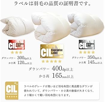 Amazon｜タンスのゲン 羽毛布団 シングル 日本製 充填量1.0kg ホワイト