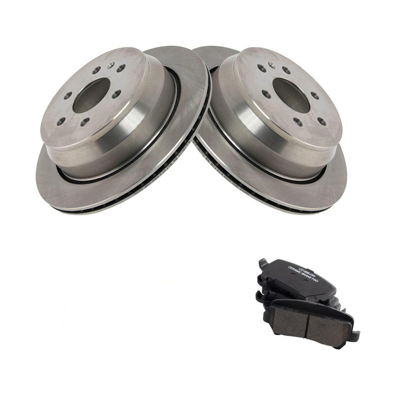 Amazon.com: XIOUMAAN Disc Brake Rotor And Pad Set Kit Rear Side 