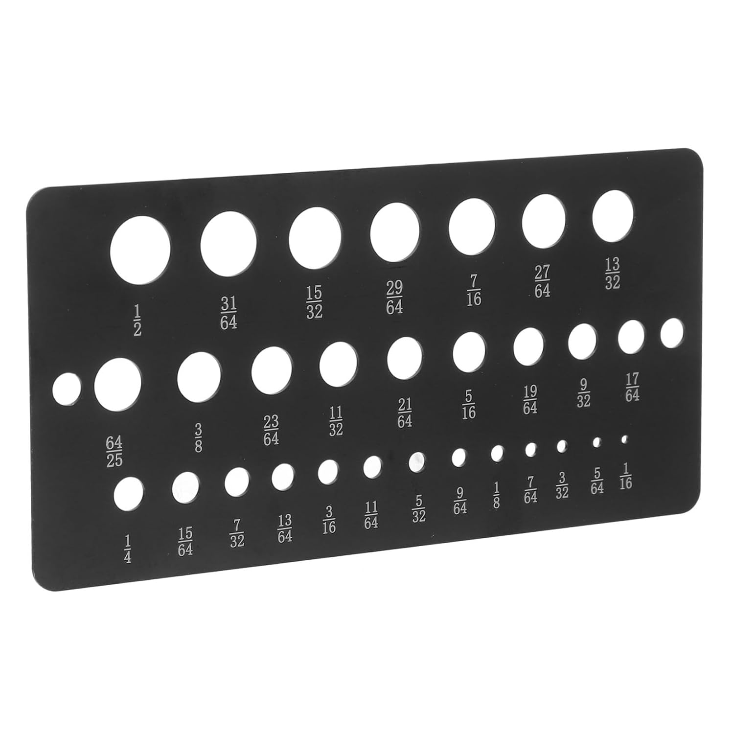 Aluminum Alloy Drill Bit Gauge Drill Bit and Wire Measuring Tool High Precision for Construction Protractors