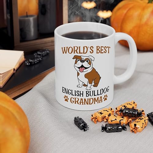 Miniatura 6 de Regalos personalizados de bulldog inglés, la mejor taza de bulldog inglés del mundo, taza divertida de bulldog inglés, taza de bulldog inglés, tazas