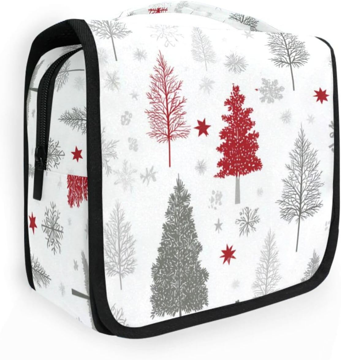 OTVEE Travel Toiletry Bag Cosmetic Bag Modern Tree Forest Decor Portable Hanging Cosmetic Case Traveling With Leakproof Compartment Makeup Toiletries Cosmetic Organizer for Women Men