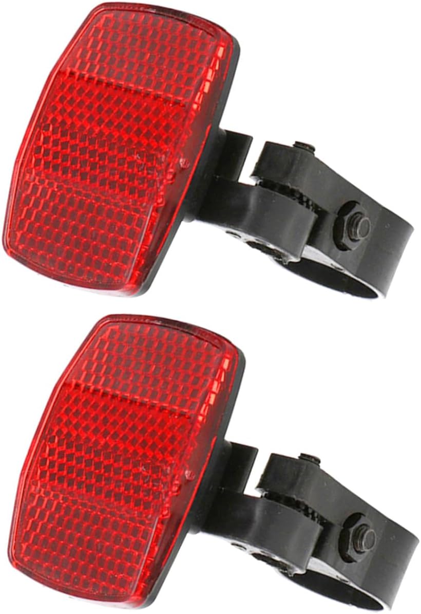 Balacoo Bicycle Reflector Night Road Reflective Bicycle Wheel Reflectors Bike Safety Warning Reflectors Bike