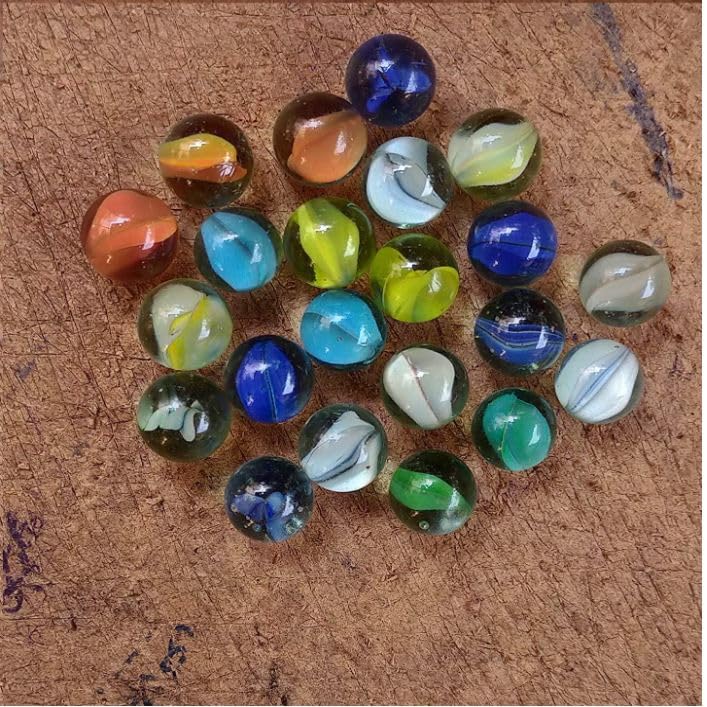 T.K. Enterprises Marbles Mix Glass Marbles Stone Marbles for Aquarium Decorations, 200 Pieces Marbles Playing and School Projects (200 Pieces)-image-8