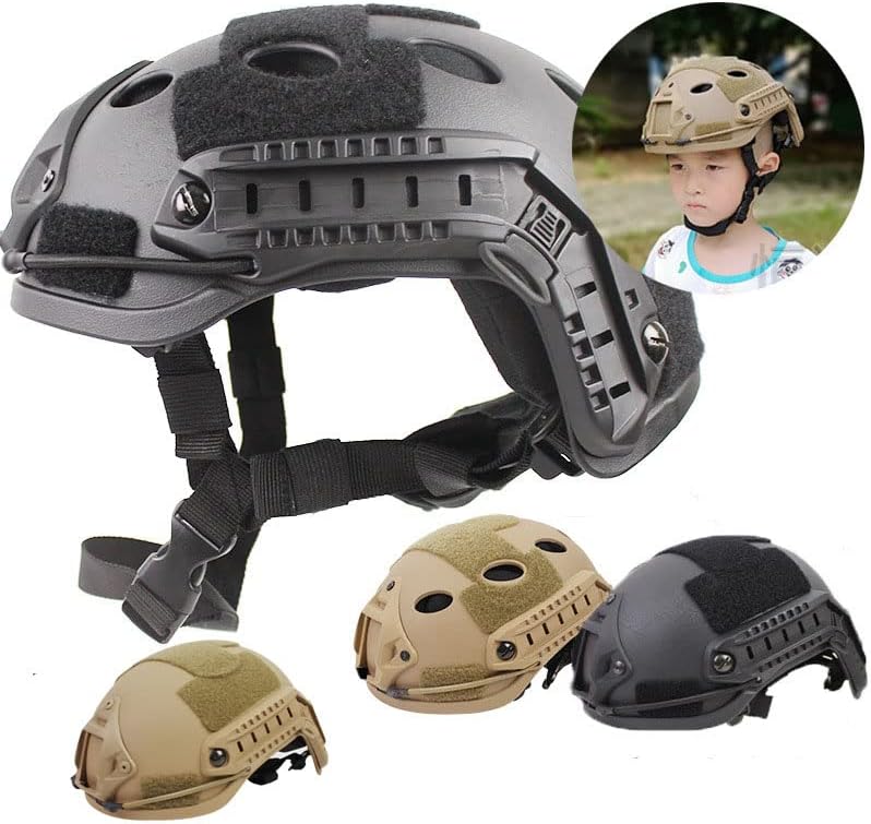 Outdoor Airsoft Paintabll Shooting Helmet CS Gear Tactical Children Fast Helmet