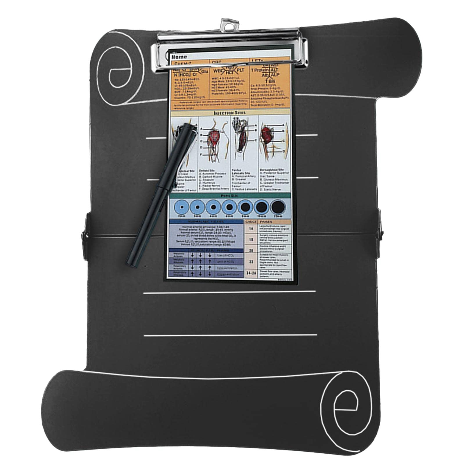 C/Y Folding Clipboard | Clipboard Storage for Coaches | Clipboard Storage, Nursing Clipboards Storage Clipboard, Foldable Clipboard Nursing, Smooth Writing for Office