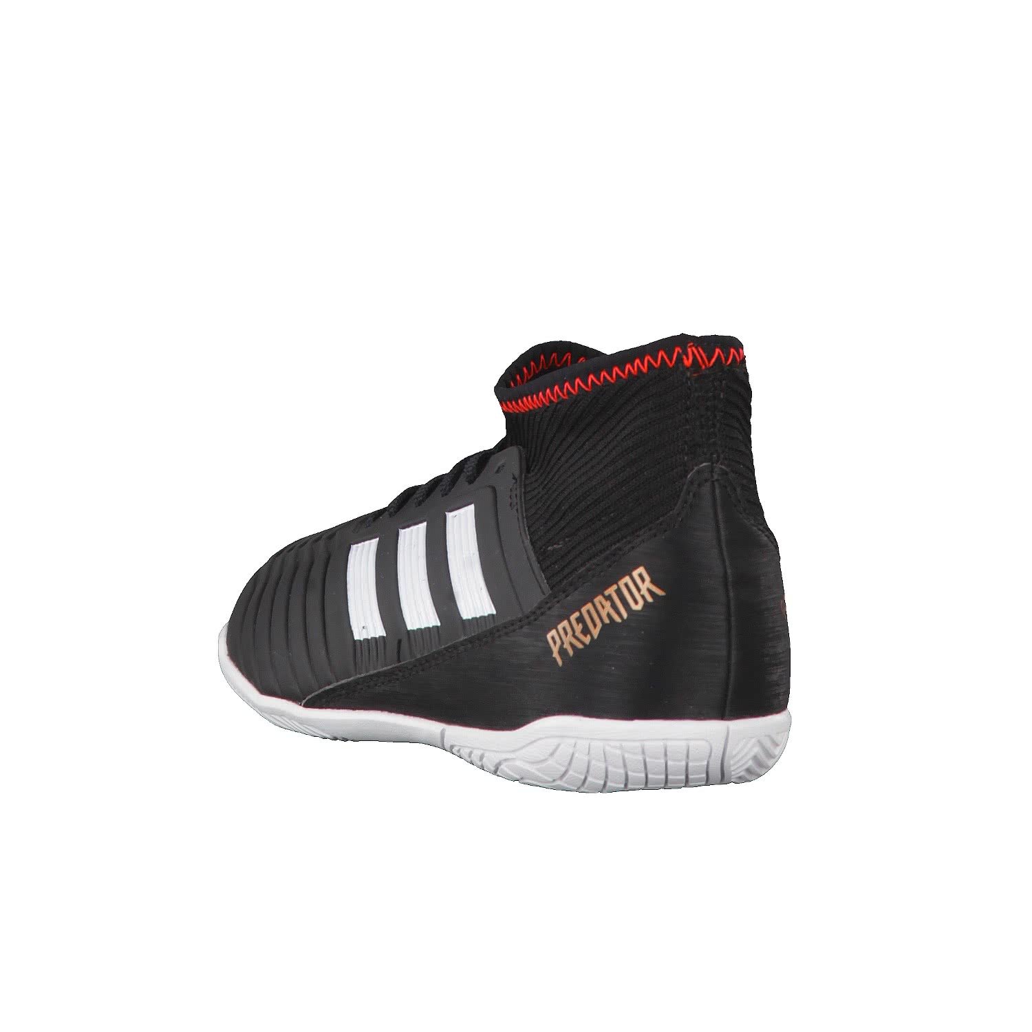 Adidas Predator Tango 18.3 In J Zapatillas de fútbol Sala, Unisex niños, Negro (Negbas/Ftwbla/Rojsol 000), 30 EU (11.5 Infantil UK)