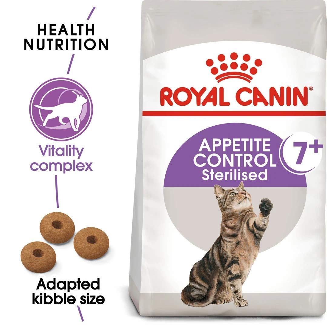 Royal Canin Alimentos Secos para Gatos esterilizados Control de apetito 7 Plus 3,5 kg