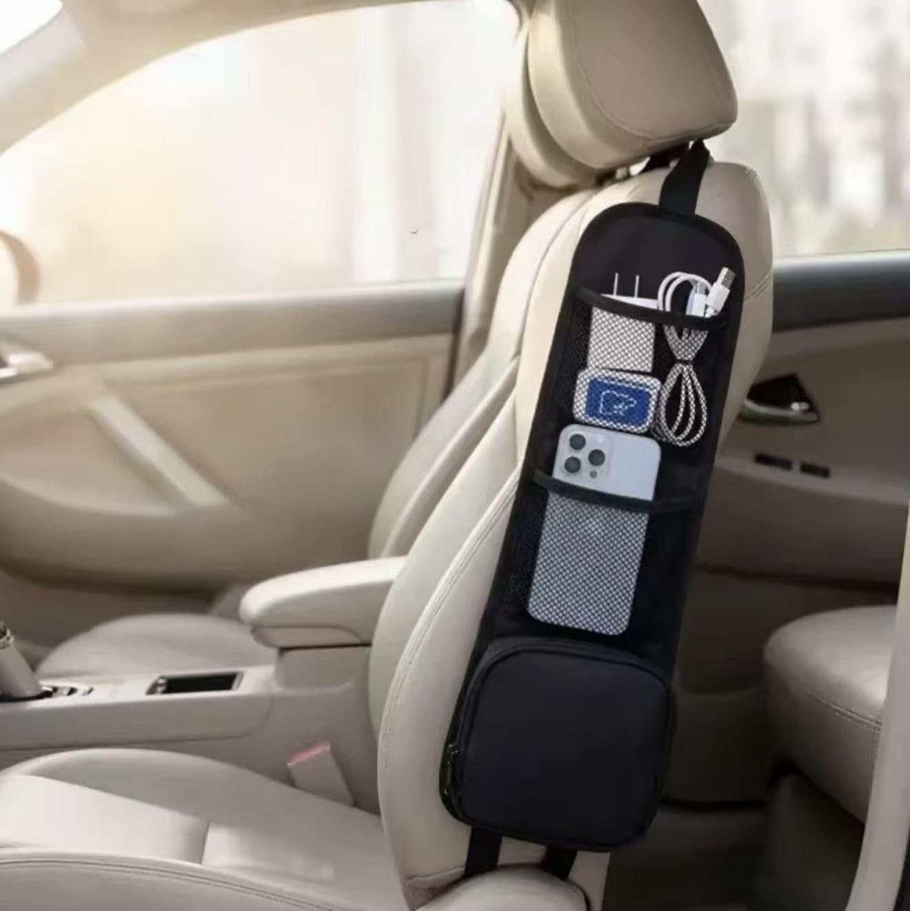 YYUGUIBEG 2 Pcs Car Seat Side Organiser for Infiniti Q50 2014-2024