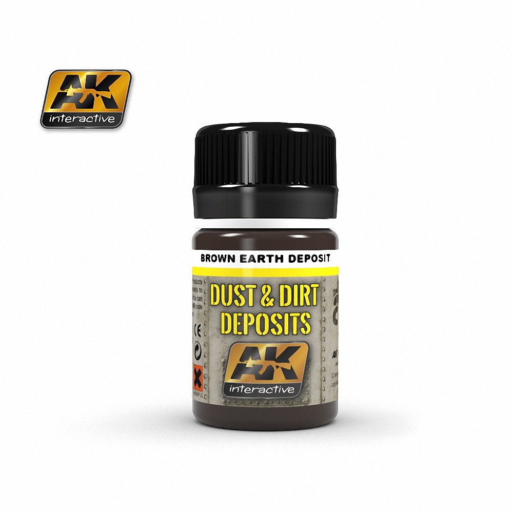 Ak Interactive Brown Wash 35Ml Earth Deposit