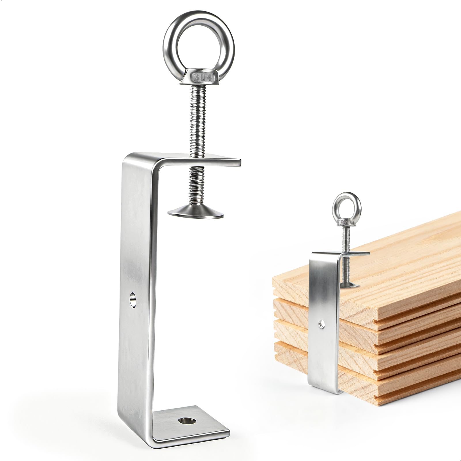 Abrazaderas en C Acero Inoxidable C Abrazadera Sargentos C Metalica Abrazadera de Tornillo Pequeños, Rendimiento Pequeñas en C Para Carpintería 120 Mm, Sargentos Carpintero Ajustables Sargentos