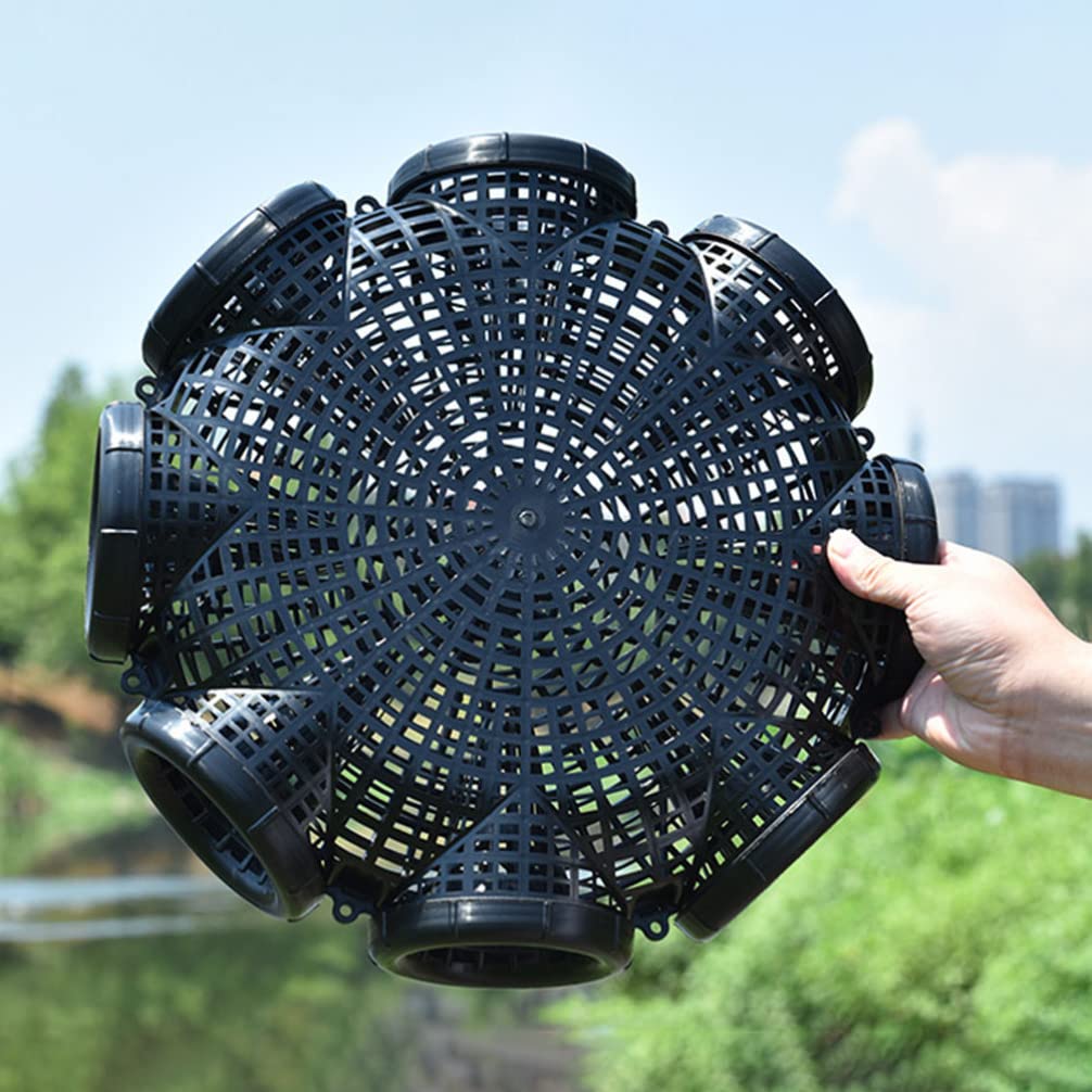 Gatuida Crawfish Fast Sinking Design EEL Crab Cage Heavy Duty Shrimp Net Fishing for EEL Catcher No-Bait Escape