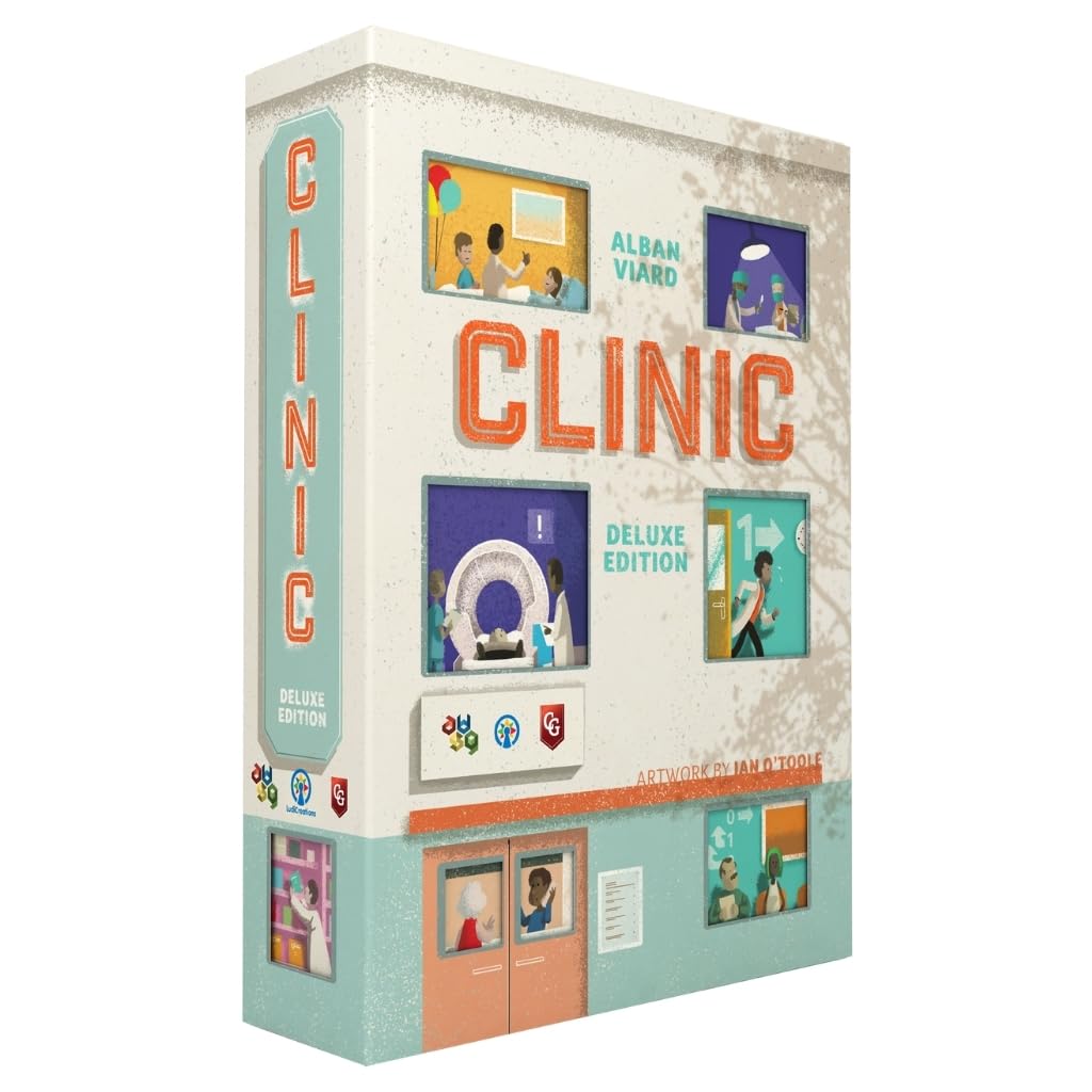 Capstone Games | Clinic Deluxe | Board Game | Base Game | 1 to 4 Players Ages 14+