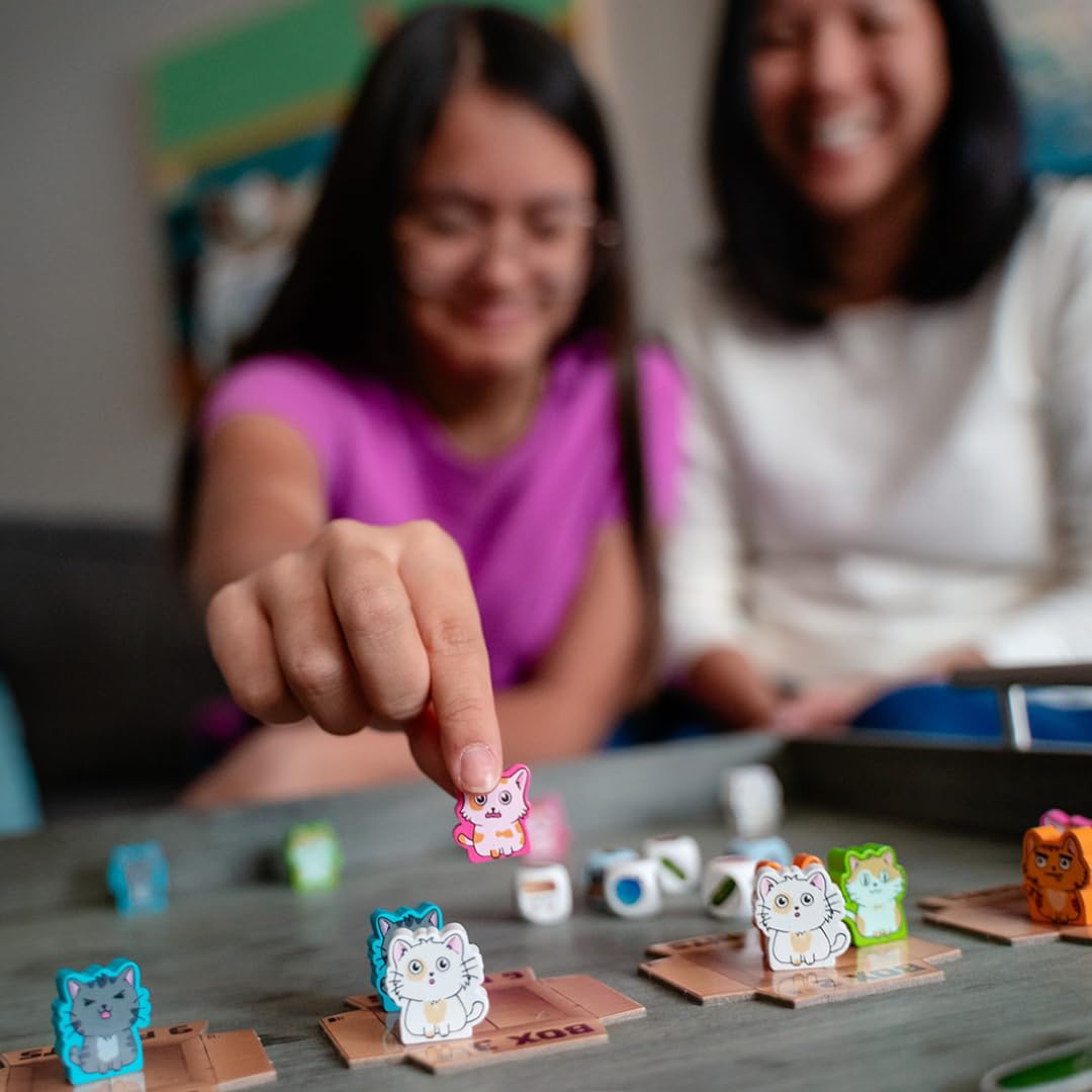 Cats vs Cucumbers Board Game - Roll & Win! -7