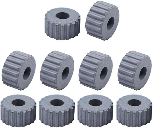 10 cuentas de engranajes de ventana rota para hacer pulseras de escape de vehículos, cuentas de carburo de tungsteno para adultos, manualidades,