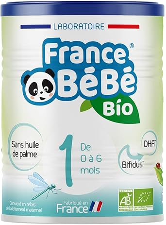 France Bebe Bio Lait Infantile Pour Bebe 1er Age En Poudre 0 A 6 Mois Lait Fabrique En France Bifidus Sans Huile De Palme 400g Amazon Fr Epicerie
