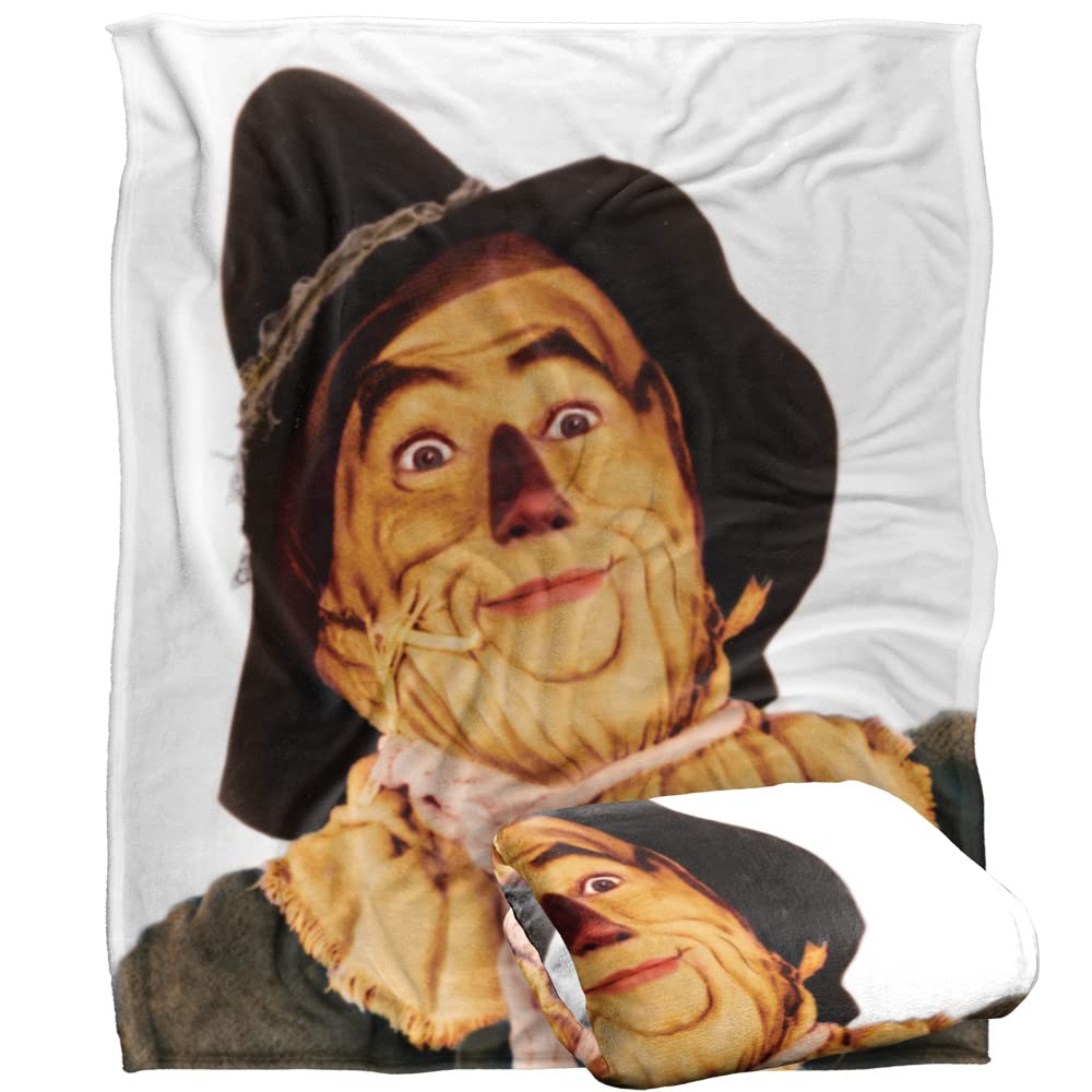 The Wizard of Oz Silky Touch Throw Blanket - Super Soft - White - 152 x 127 cm