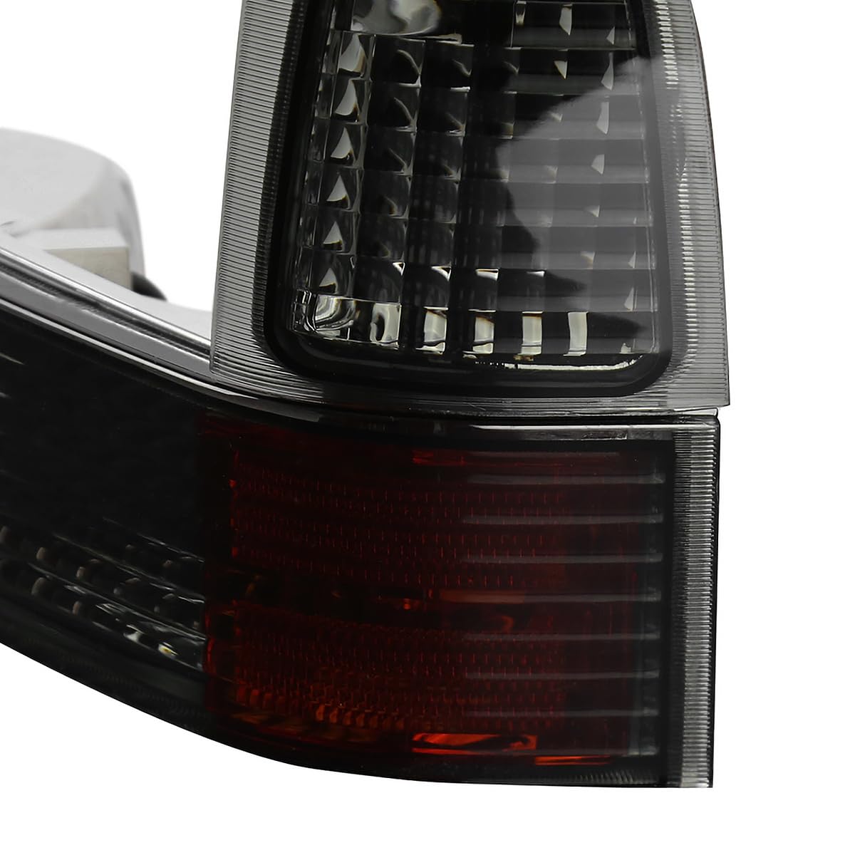 Altezza Tail Lights Black & Clear Altezza-Style Tail Lights For 1989-1995 Toyota Pickup (Pair) - Direct Replacement, DOT/SAE Certified Toyota Pickup Tail Lights - Foto 2