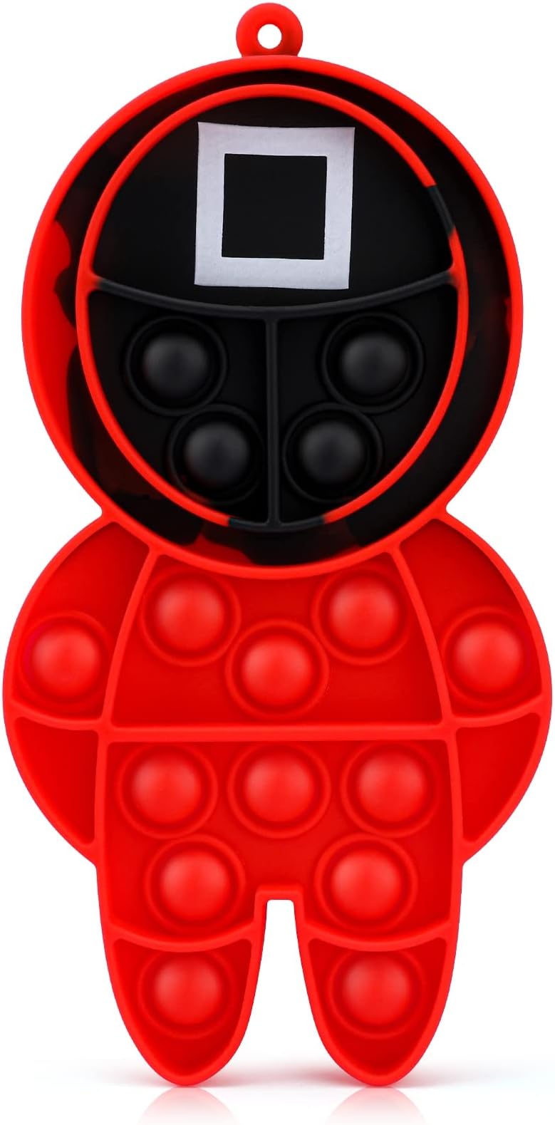 iTechjoy Pop Fidget Toys It Squid TV Game,Push Bubble Its Fidgets Kids Toys,Poppet Figit Sensory Toys for Kids and Adults,Stress Relief for Autism ADHD ADD-Black Red